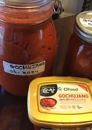 A picture of California Farm Gochujang Pepper Sauce from scratch.