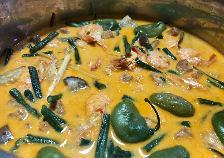 Cara Gampang Membuat Sayur lodeh udang pedas, Menggugah Selera
