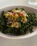 Daun pepaya sambal matah