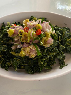 Foto resep Daun pepaya sambal matah