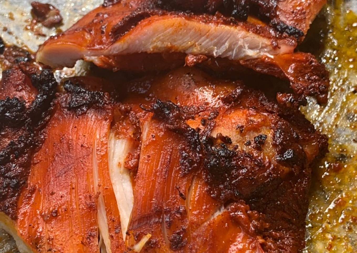 Pollo en achiote