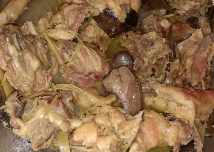 Resep Opor Ayam Kampung Tanpa Santan yang Enak Banget