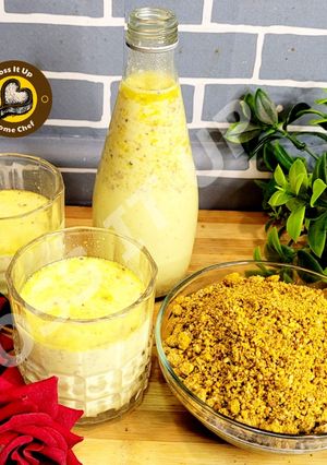 A picture of Masala Milk With Homemade Masala Milk Powder Winter Special.