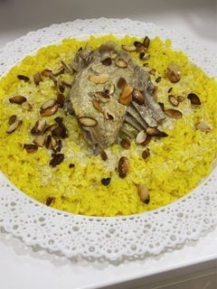 صورة لوصفة منسف باللحم على طريقتي