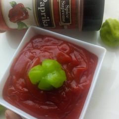Homemade Tomato ketchup A picture of Homemade Tomato ketchup.
