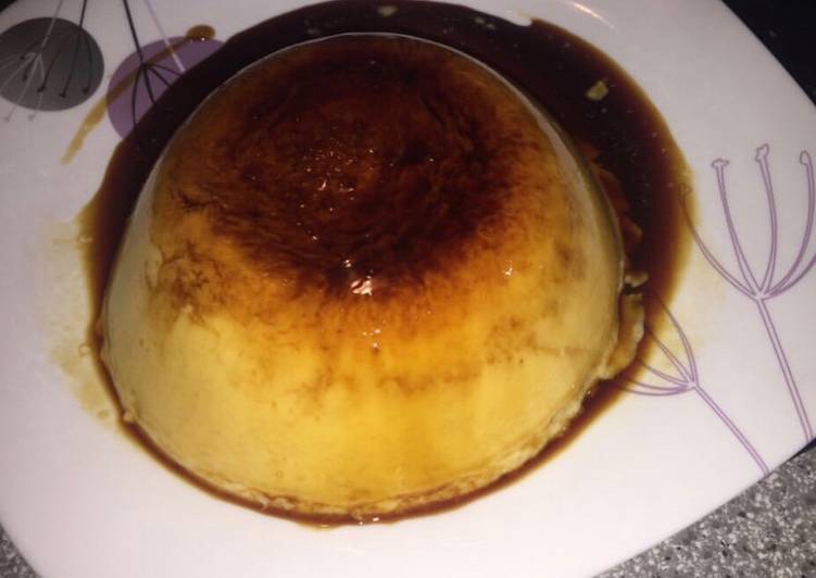 Flan de galleta