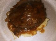 A picture of beef burger patty