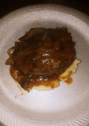 A picture of Homemade Smothered Hamburger Patties.
