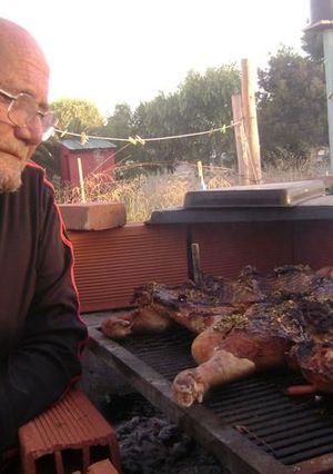 Una foto de Asado a la parrilla de lechón