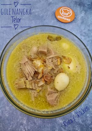 Foto resep Gule Nangka Telor Puyuh
