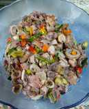 Cumi asin sambal matah