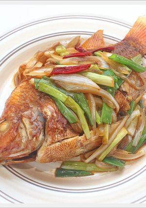 蔥燒尼羅魚 的食譜成品照片