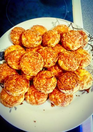Kelesztés nélküli sajtos pogácsa recept fotója