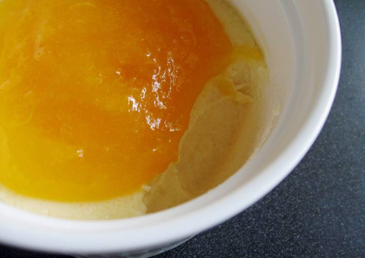 How to Make Any-night-of-the-week Baked Cream Cheese Custard with Apricot Sauce