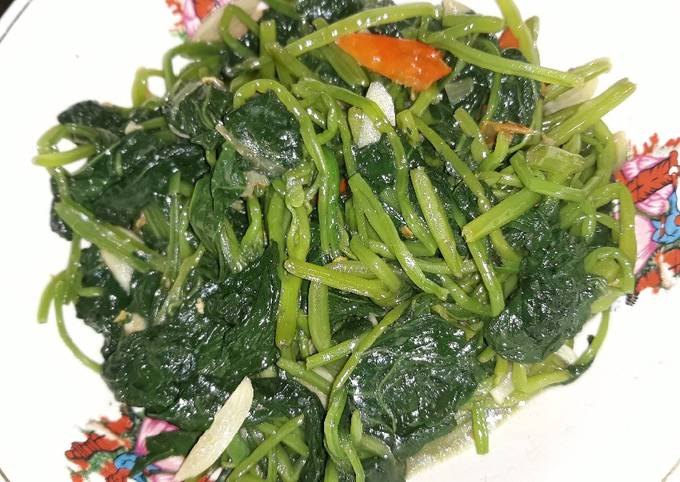 Cara Buat Tumis daun ubi jalar Untuk Jualan