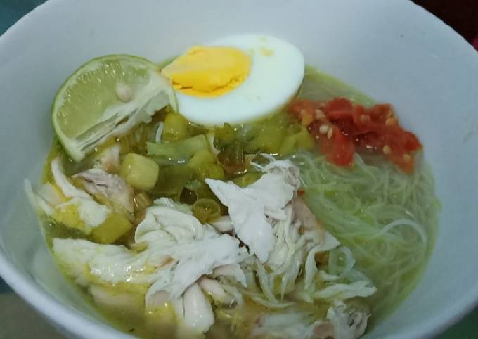 Soto Ayam Bening Simple tanpa sayuran