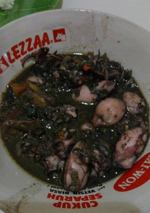 Foto resep Cumi hitam oseng pedas sederhana