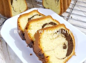 Foto resep Resep bolu marmer cake / bolu jadul super enak lembuuut banget