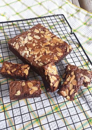 Foto resep Fudge brownies with shiny crust