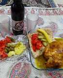 کنتاکی با مرغ محلی☺😋