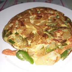 Una foto de Tortilla de patata vegetal