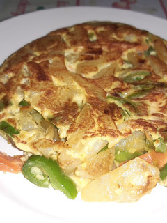 Una foto de Tortilla de patata vegetal
