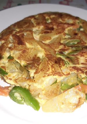 Una foto de Tortilla de patata vegetal