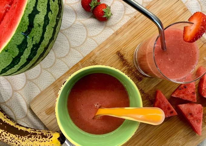 Smoothie Pour Bebe Et Toute La Famille De L Oeuf Au Riz Cookpad