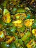 Homemade mango pickle