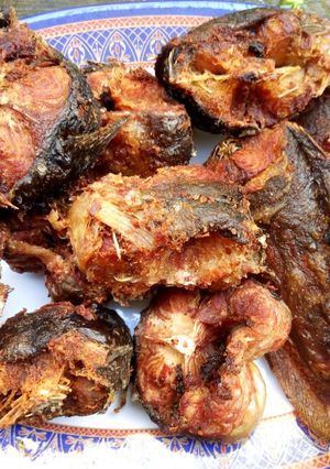 A picture of Fried cat fish.