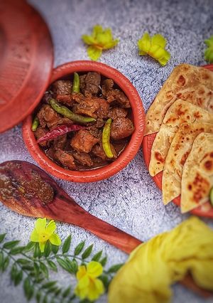 কাটা মসলায় গরুর মাংস ভূনা রেসিপির প্রধান ছবি