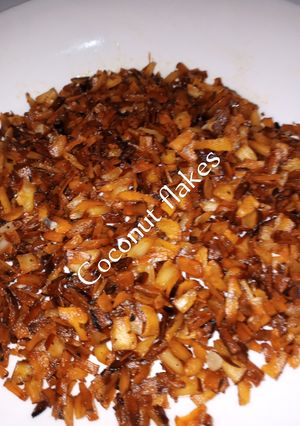 A picture of Coconut flakes.