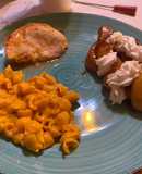Italian Baked Chicken with Creamy Shells and Southern Fried Apple’s