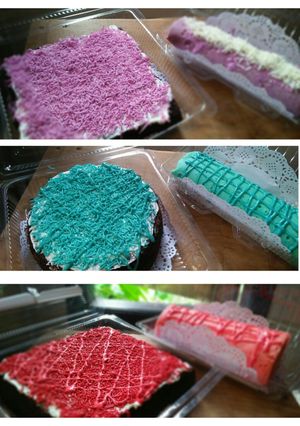 Foto resep Bolu gulung warna warni