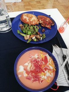 Una foto de Salmorejo