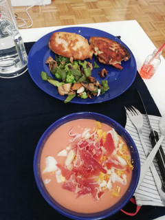 Una foto de Salmorejo