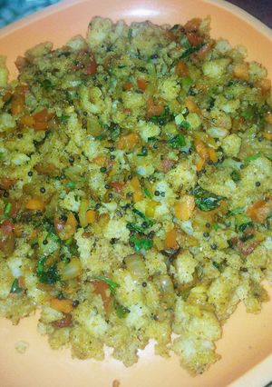 A picture of Idli poha.