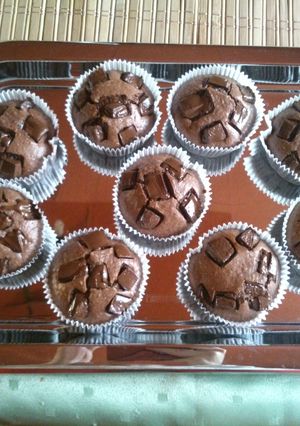 Kókuszos csokis muffin recept fotója
