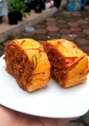 Foto resep Roti Abon Gulung (metode autolisis)