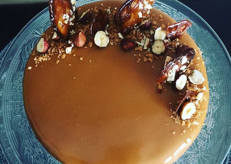Comment Préparer Les Entremets chocolat noisette glaçage caramel