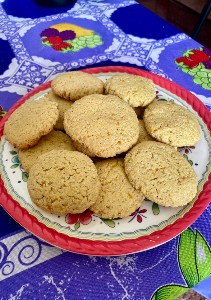 Una foto de Galletitas de naranja y avena