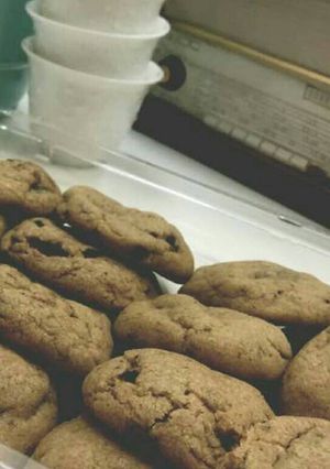 صورة لوصفة كوكيز جنآن وسهههل مرهه..😋