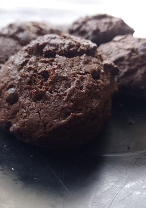 Una foto de Galletitas de chocolate con cacao en polvo