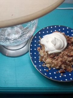 Una foto de Crumble de manzanas express
