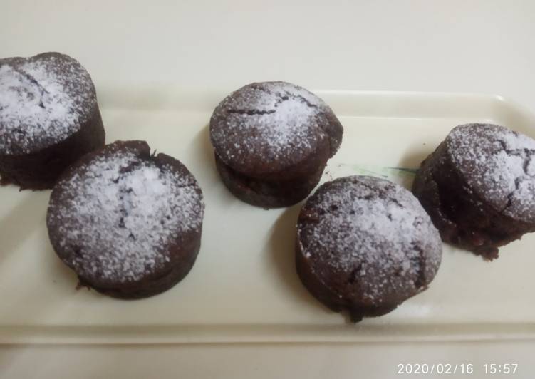 Simple Way to Prepare Homemade Dark chocolate muffins