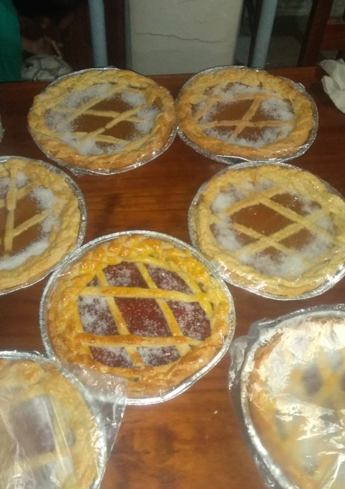 Una foto de Pastafrola de Dulce de Membrillo y Dulce de Batata