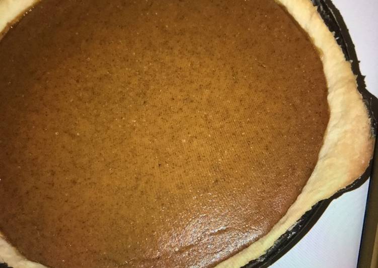 Recipe of Super Quick Homemade Pumpkin Pie