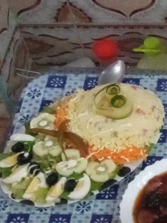 صورة لوصفة سلطة مشكلة