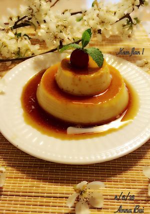 Hình của món Kem Flan sữa tươi !.