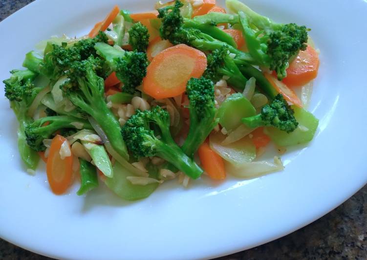 Broccoli sautee with garlic butter